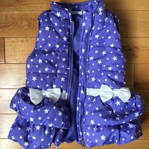 Zip-front puffer vest